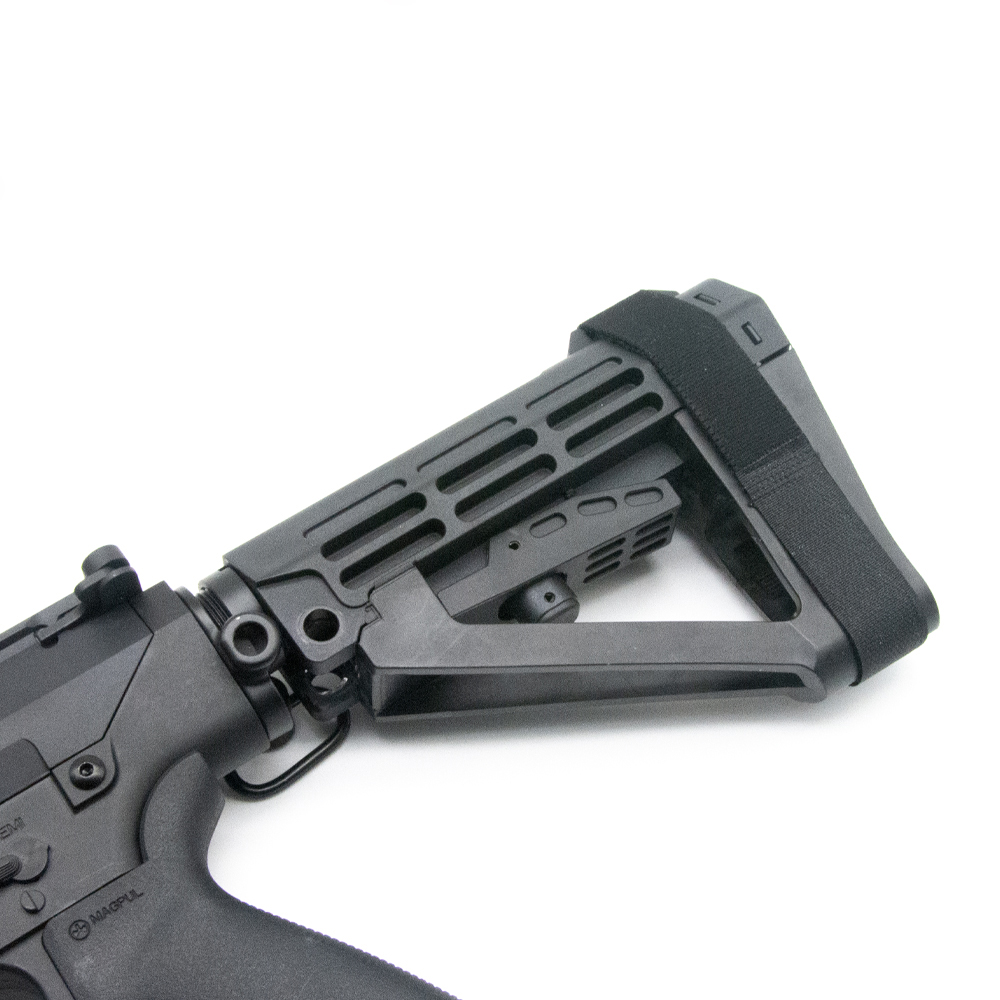 SBA4 Nylon Stock Buttstock Pistol M4 AR15 HK416 airsoft BK
